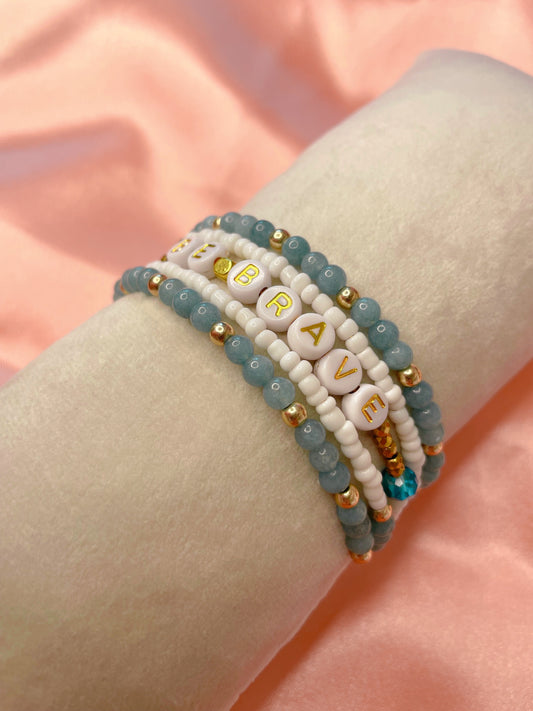 Joelle | Bracelet en aquamarine