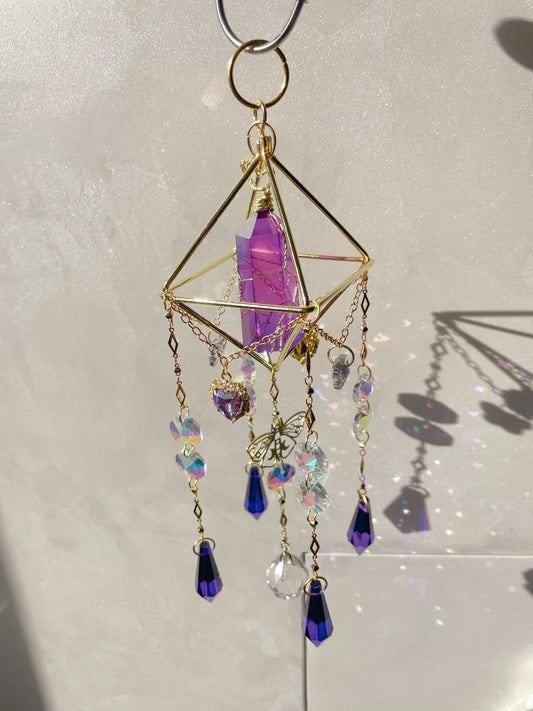 Jasmine | Attrape soleil en quartz violet